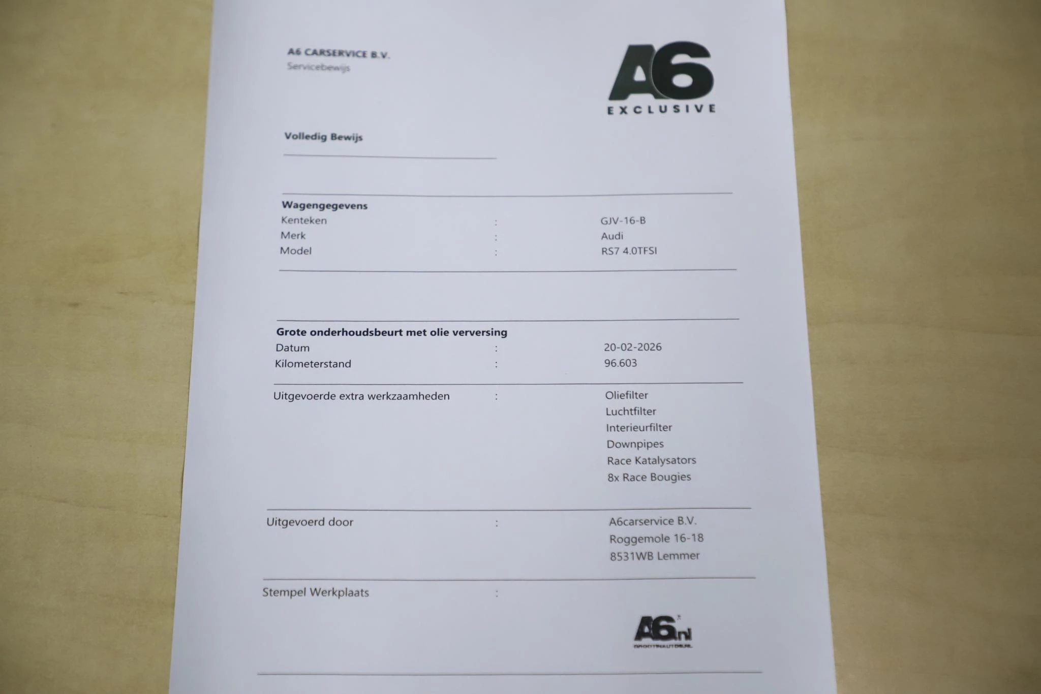 Hoofdafbeelding Audi RS7