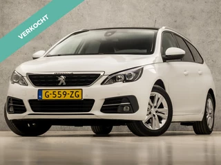Peugeot 308 SW 1.2 PureTech Sport (PANORAMADAK, APPLE CARPLAY, GROOT NAVI, 360 CAMERA, SPORTSTOELEN, GETINT GLAS, PARKEERSENSOREN, CRUISE, LANE ASSIST, NIEUWE APK, NIEUWSTAAT)