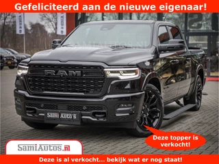 Dodge Ram 1500 LIMITED SPORT DE MEEST LUXUEUZE PICK UP HIGH OUTPUT H.O 540PK 706 Nm 2025 | XB9 | MASSAGE | BOM VOL | CREW CAB | DUBBELE CABINE | GRIJSKENTEKEN | VOORRAAD NR 2319 - 5180
