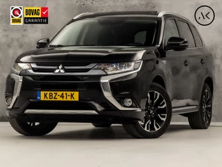 Mitsubishi Outlander 2.0 PHEV Deluxe 204Pk Automaat (SCHUIFDAK, NAVIGATIE, LEDER, 360 CAMERA, GETINT GLAS, STUUR/STOELVERWARMING, ADAPTIVE CRUISE, NIEUWE APK, NIEUWSTAAT)