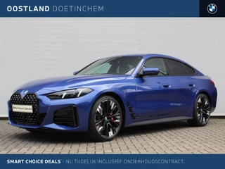 Hoofdafbeelding BMW 4 Serie BMW 4 Serie Gran Coupé 420i High Executive M Sport Automaat / Schuif-kanteldak / M Adaptief onderstel / Adaptieve LED / Comfort Access / Stoelverwarming / Harman Kardon / Live Cockpit Professional