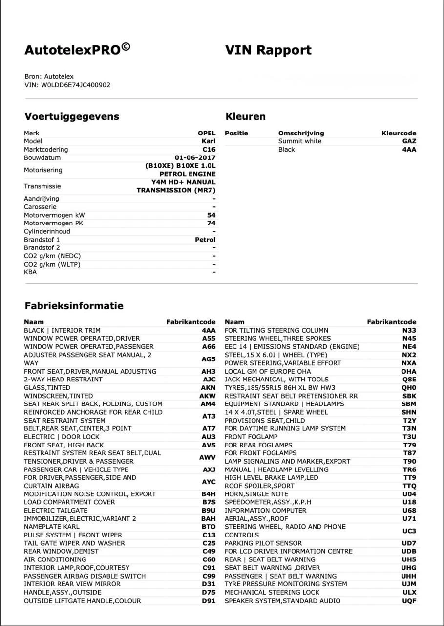 Hoofdafbeelding Opel KARL
