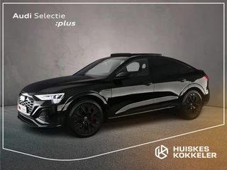 Hoofdafbeelding Audi Q8 Sportback e-tron Audi Q8 Sportback e-tron 55 quattro S Edition 115 kWh | B&O | Pano | Headup | Trekhaak | Matrix-led | 360 Camera | Ambient lichting |