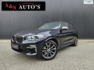 Hoofdafbeelding BMW X3 BMW X3 M40i xDrive 360pk Panodak Memory Trekhaak Hud Acc Camera Harman Kardon Virtual cockpit Sfeerverlichting