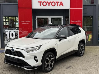 Toyota RAV4 2.5 PLUG-IN HYBRID BI-TONE PLUS HEAD-UP AFN-TREKHAAK STOELVERWARMING/KOELING STUURVERWARMING MEMORY 360CAM P-SENSOREN V+A