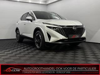Nissan QASHQAI 1.3 MHEV Xtronic N-Connecta Pano, Half leder, 360 Camera, Virtual desk, Winterpakket, Keyless start, 3 jaar garantie