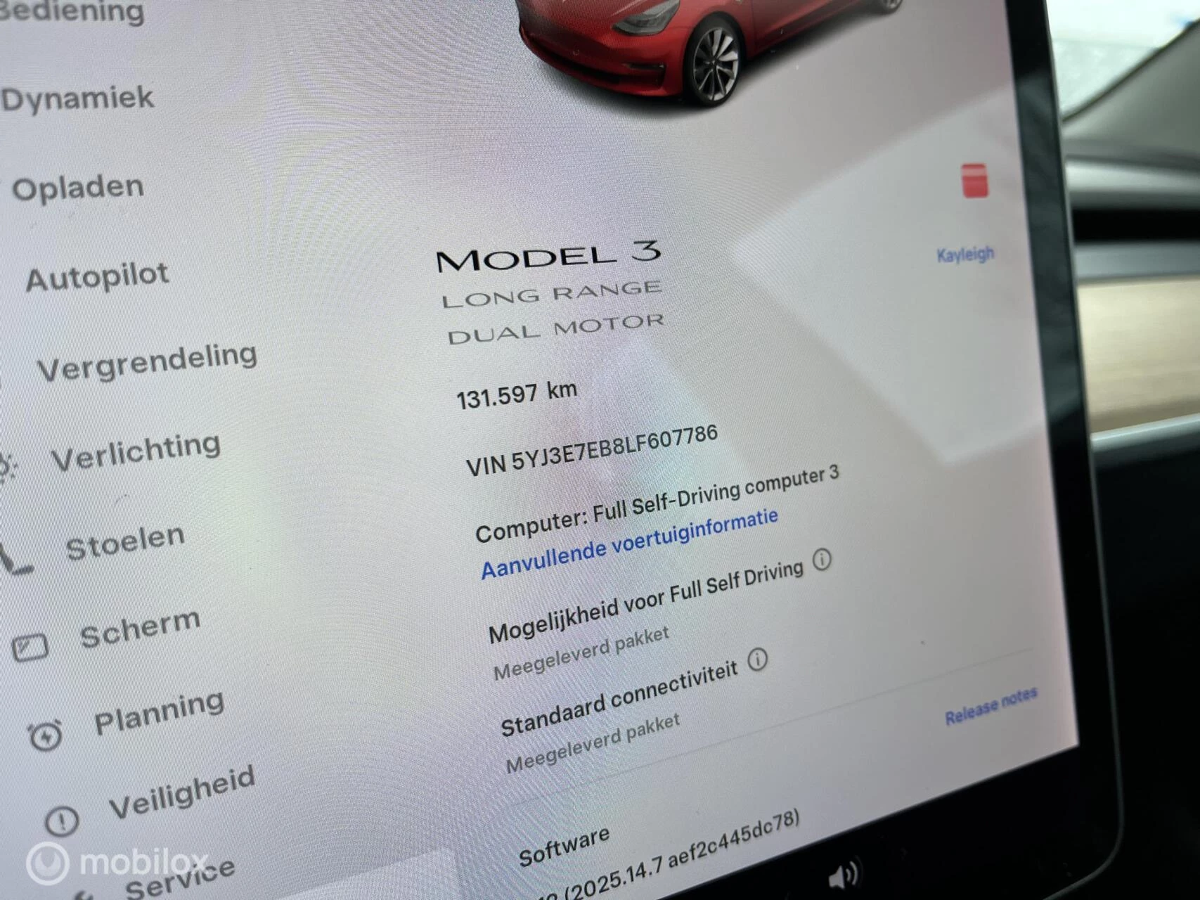 Hoofdafbeelding Tesla Model 3