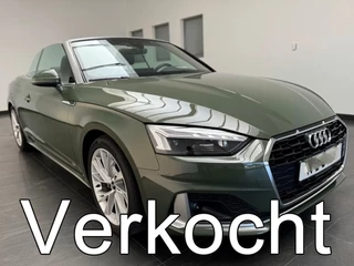 Audi A5 Cabriolet 40 Tfsi S-Tronic (150kW/204pk) ** MATRIX, LEDER, VIRTUAL, NEKVERW, 18-inch LMV, ADAPT. CRUISE ** 1e EIG - € 25.800,= onder NP ** ** INFORMEER OOK NAAR ONZE AANTREKKELIJKE FINANCIAL-LEASE TARIEVEN **