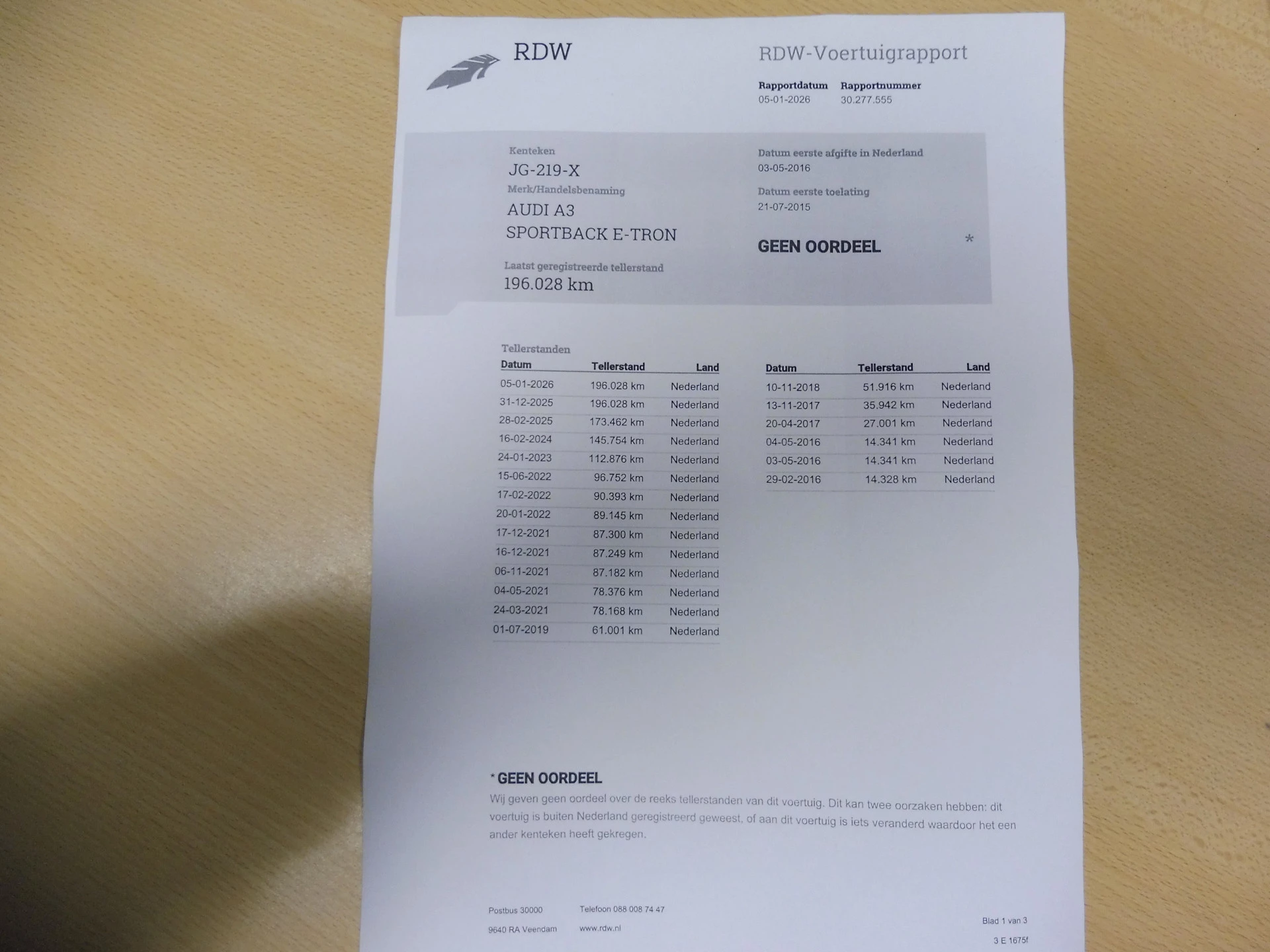 Hoofdafbeelding Audi A3