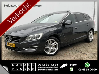 Volvo V60 2.4 D6 AWD Plug-In Leer Sunroof Memory Trekhaak Hybrid R-Design PHEV