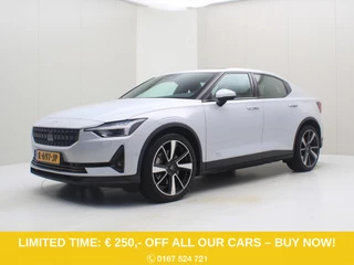 Polestar 2 Long Range Dual Motor 408pk 92,4% SoH [ PILOT PLUS+20 INCH+PANO+STOELVERWARMING ]