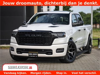 Dodge Ram 1500 1500 Limited Night High Output 540HP 706Nm | Massage + Full Option | De Meest Luxe en Volle Pick-Up in zijn Klasse | Comfortabele Dubbele Cabine met Royale 5 Zitplaatsen | BPM vrij | Nu Leverbaar uit Voorraad | Voorraad Nr 2351 - 7478