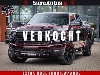Dodge Ram Pick-Up 2025 LARAMIE SPORT HURRICANE 420PK 636 Nm | PRIJS MET LPG EN COVER EN GARANTIE | DUBBELE CABINE | PICK UP | 5 PERSOONS | DC | GRIJSKENTEKEN | VOORAAD 2189 - 9768