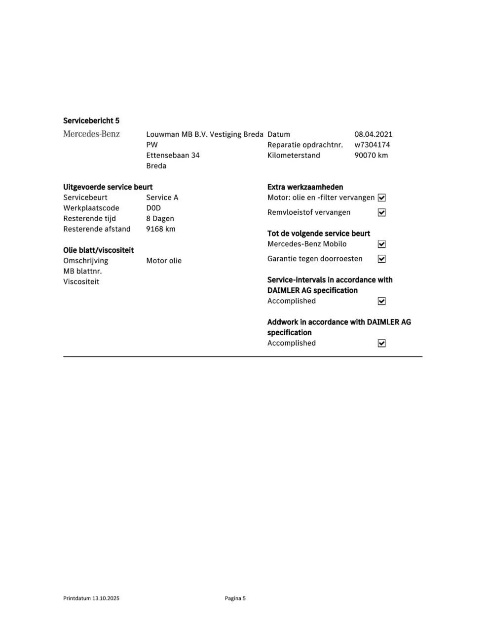 Hoofdafbeelding Mercedes-Benz A-Klasse