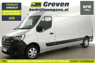 Renault Master T35 2.3 dCi 135 L3H2 BPM Vrij | Airco Cruise Camera Navigatie PDC 3 Persoons LED Trekhaak