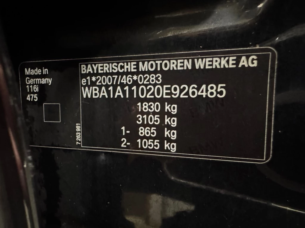 Hoofdafbeelding BMW 1 Serie