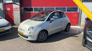Fiat 500 0.9 TwinAir Lounge PARELMOER / BRUIN LEDER / XENON / PANORAMADAK / NAVI / AIRCO / PDC / BLUETOOTH / NL-AUTO