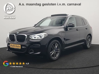 BMW X3 xDrive30e M Sport Plug In Hybrid 293pk Dealer O.H. PHEV | Panodak | Head Up | Camera | Lederen Sportstoelen Verwarmd | Sfeerverlichting | Keyless | Blis | Virtual | Navigatie | DAB |