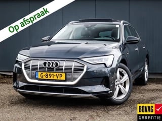 Hoofdafbeelding Audi e-tron Audi e-tron e-tron 50 quattro Launch edition plus 71 kWh (313 PK) 1e-Eig, Audi-Dealer-Onderh, 12-Mnd-BOVAG, NL-Auto, Leer, Panoramadak, Adaptive-Cruisecontrol, Parkeersensoren-V+A, Bluetooth, Stoelverwarming, Licht-Zicht-Pakket, Lm-Velgen-20Inch, Privacy-Glas