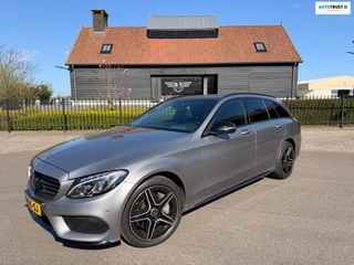 Mercedes-Benz C-klasse Estate 400 4-MATIC 43-AMG BURMESTER NIGHT-PAKKET PANO 360" CAMERA LEER ABC UITLAAT SYSTEEM