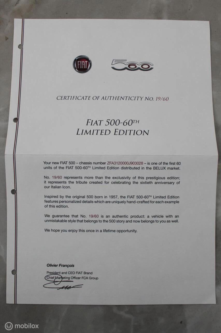 Hoofdafbeelding Fiat 500