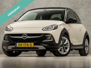 Opel ADAM 1.0 Turbo Rocks BlitZ (CABRIOLET, APPLE CARPLAY, NAVIGATIE, STUUR/STOELVERWARMING, LEDER, SPORTSTOELEN, PARKEERSENSOREN, CRUISE, NIEUWSTAAT)