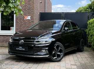 Vw Polo 1.0 TSI DSG Highline Led Virtual Nav Keyless Leder ACC 17 Inch DAB Radio Zwart Hemel