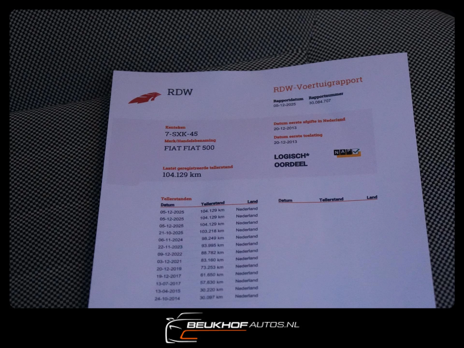 Hoofdafbeelding Fiat 500