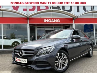 Mercedes-Benz C-Klasse C180 CGI 155PK AUT. LED LEER SCHUIFDAK NAVI AIRCO LMV PDC