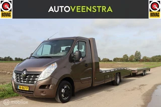 Hoofdafbeelding Renault Master Renault Master T35 2.3 dCi L4 oprijtruck tijhof + trailer