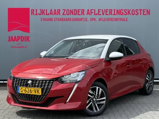 Peugeot 208 Model 2020 1.2 101 PK Blue Lease Allure HALF LEDER | CAMERA | VIRTUAL COCKPIT | CLIMA | NAVI | CRUISE | BLUETOOTH | PDC V+A | LMV 16 INCH | PRIV. GLAS | ISOFIX | MULTIFUNCT. STUUR