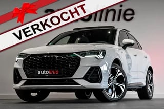 Audi Q3 Sportback 45 TFSI e S-Line. BTW, Pano, Sonos, Keyless, Camera, Dodeh, Matrix, CarPlay!