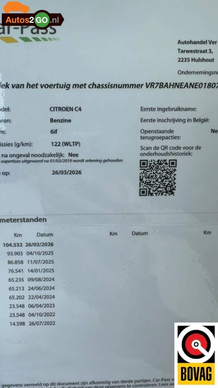 Hoofdafbeelding Citroën C4
