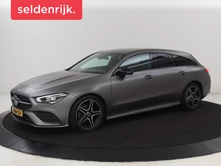 Mercedes-Benz CLA-klasse 180d Business Solution AMG | Stoelverwarming |  Carplay | Camera | Leder/Alcantara | Navigatie | Widescreen | Sfeerverlichting | Designo Mountaingrijs Magno