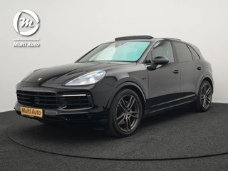 Hoofdafbeelding Porsche Cayenne Porsche Cayenne 3.0 E-Hybrid Plug In Hybrid 462pk Dealer O.H PHEV | Panodak | Luchtvering | 4 Wiel Besturing | PDLS+ | Adaptive Cruise | Sportchrono | Softclose |21"L.M |  14 Weg Lederen Sportstoelen & Memory |