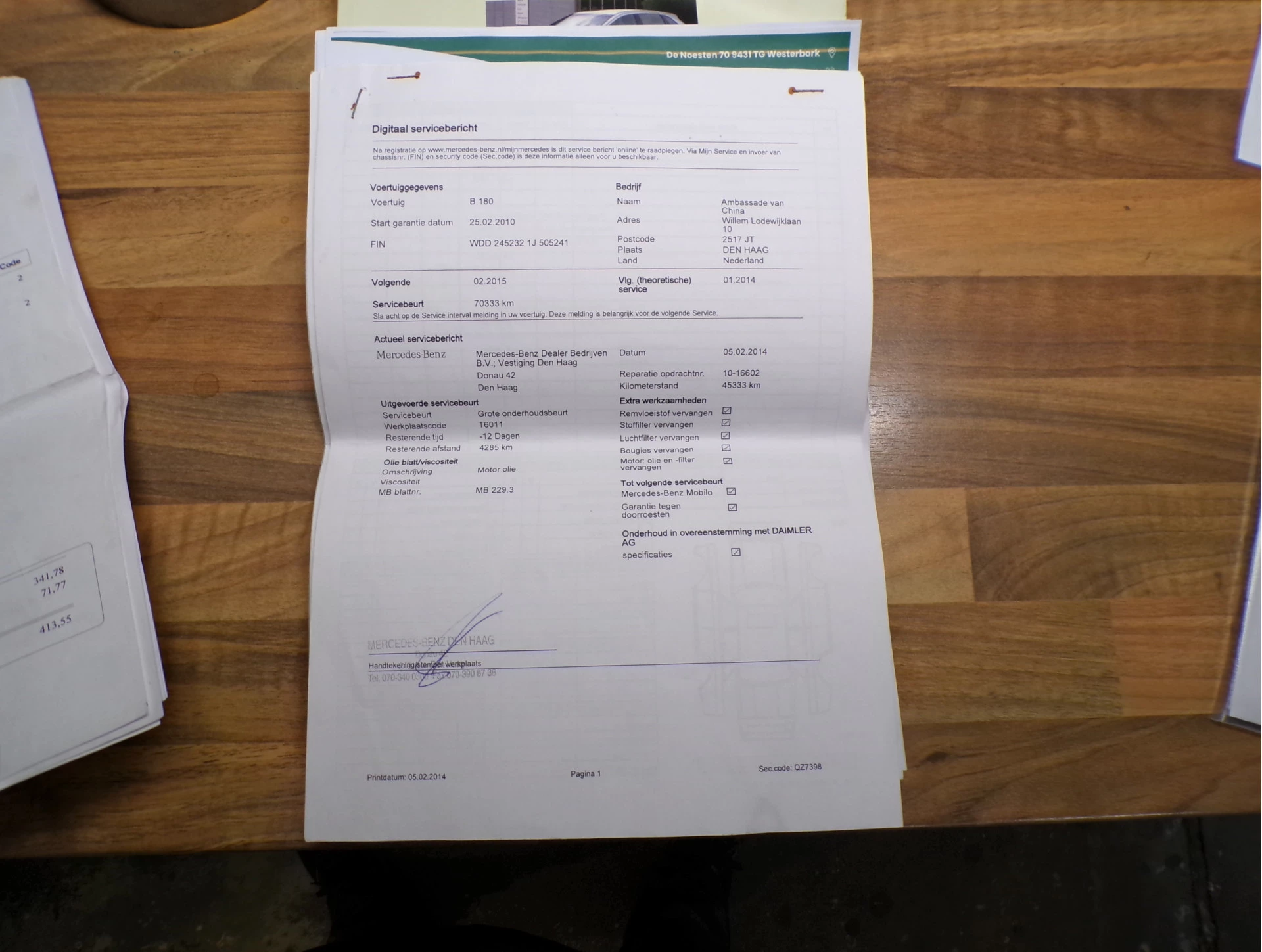 Hoofdafbeelding Mercedes-Benz B-Klasse