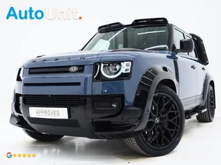 Land Rover Defender 110 2.0 P400e 110 Urban WideTrack Look | Panoramadak | Explorer Pack | Sidesteps | Lightbar | Trekhaak | Meridian | Carplay