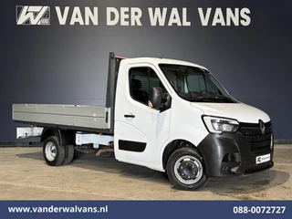 Renault Master 2.0 dCi Pick Up Open Laadbak Dubbel Lucht Euro6 Airco | Cruisecontrol | LED | Leder Bluetooth telefoonvoorbereiding