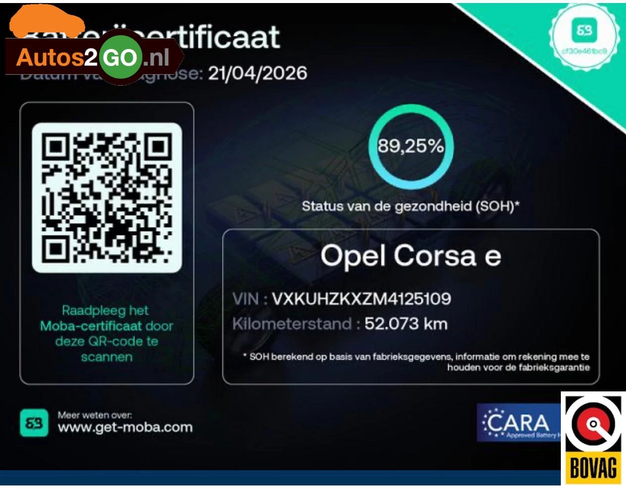 Hoofdafbeelding Opel Corsa-e