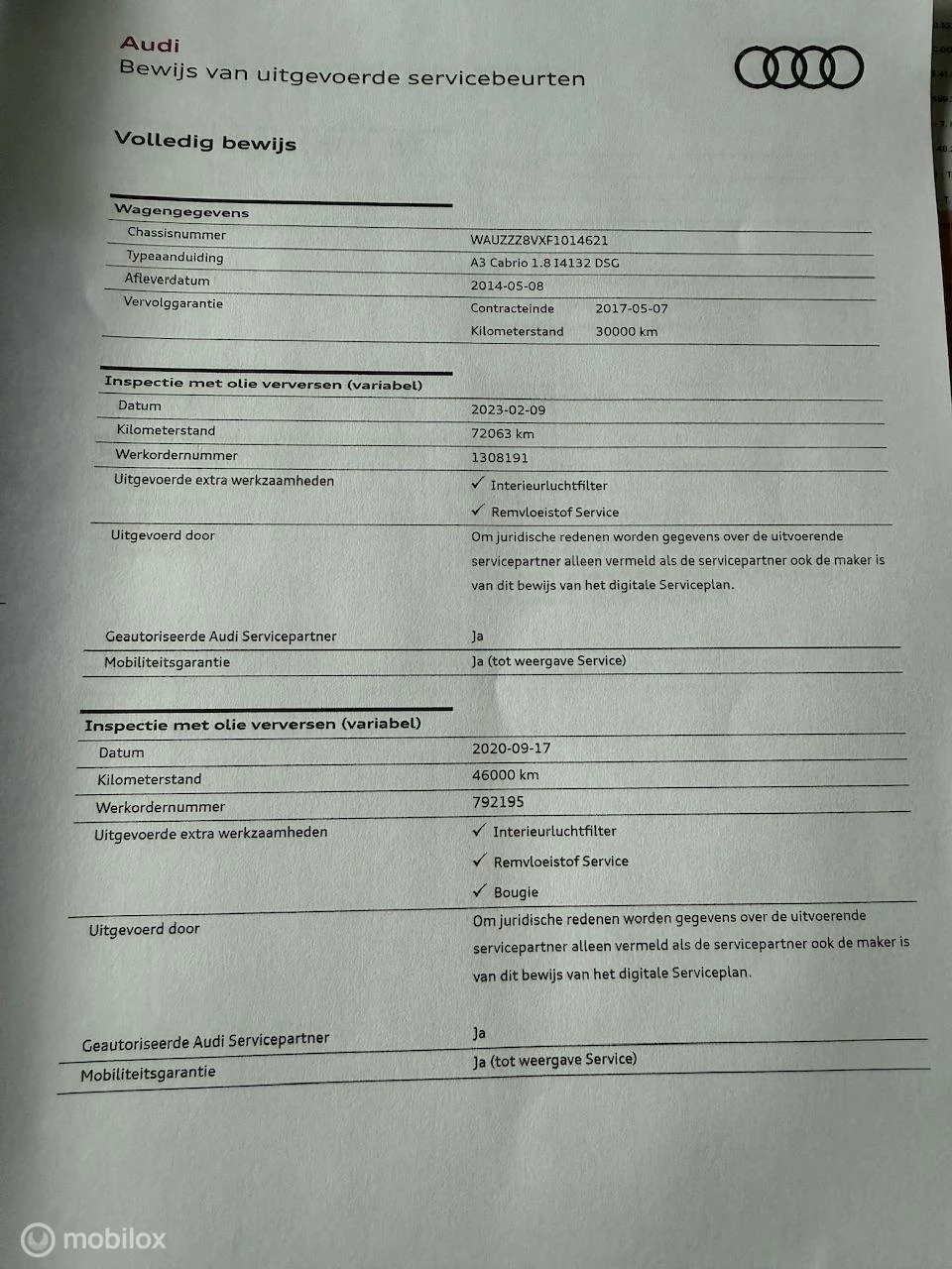 Hoofdafbeelding Audi A3