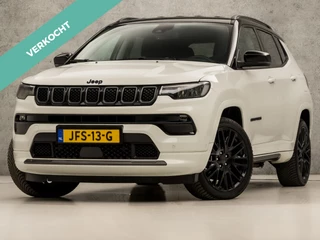 Jeep Compass 4xe 240 Plug-in Hybrid Electric S Automaat 240Pk (GROOT NAVI, APPLE CARPLAY, CAMERA, LEDER, ELEKTRISCHE STOELEN, CRUISE, CLIMATE, NIEUWE APK, NIEUWSTAAT)