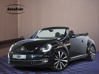 Hoofdafbeelding Volkswagen Beetle Volkswagen Beetle Cabriolet 1.4 TSI DSG 160pk Sport LEDER NAVI BLUET CRUISE '13