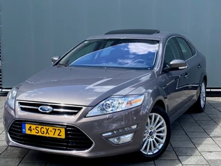 Hoofdafbeelding Ford Mondeo Ford Mondeo BWJ 2013 | 2.0T 203PK Platinum AUTOMAAT | CLIMA | NAVI | SCHUIFDAK | LEDER/ALCANTARA | CRUISE | XENON AD | STOELVERW |