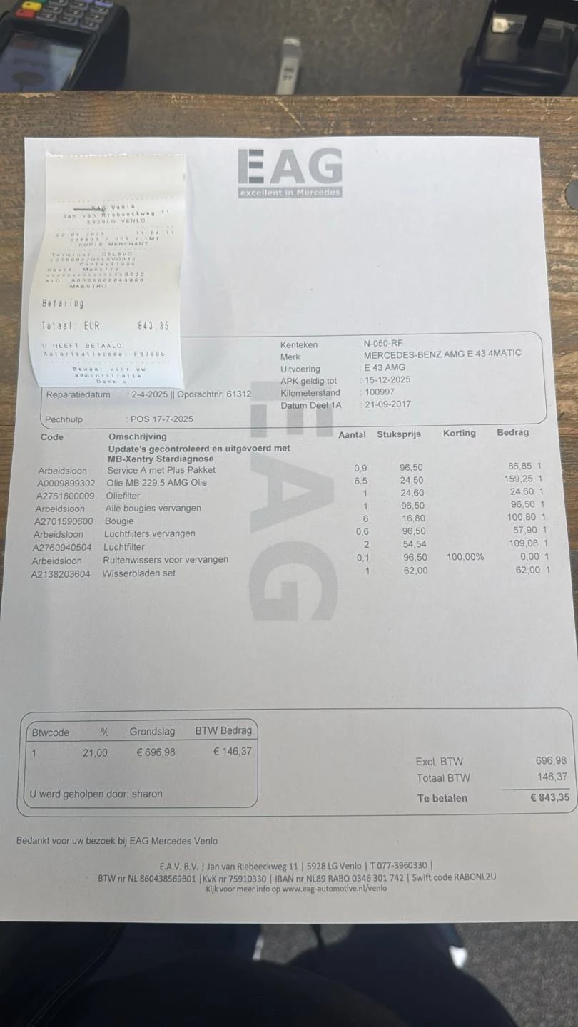 Hoofdafbeelding Mercedes-Benz E-Klasse