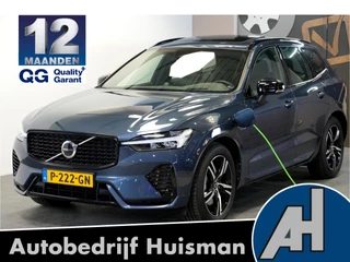 Volvo XC60 2.0 T8 AWD 335kW/456pk Aut8 Plug-in hybrid Long Range R-Design LUCHTVERING + BOWERS&WILKINS + ADAPT.CRUISE + PILOT ASSIST + STOEL-&STUURVERWARMING + GOOGLE DASH + KEYLESS ENTRY&GO + LANE ASSIST + CAMERA + EL.TREKHAAK + PARKSENSOREN V&A + 19" LM-VELGEN!!