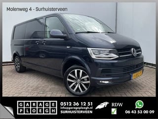 Volkswagen Transporter 2.0 TDI 204pk Aut7 L2H1 Highline Leer Trekhaak Lang 3-Persoons Adapt.Cruise