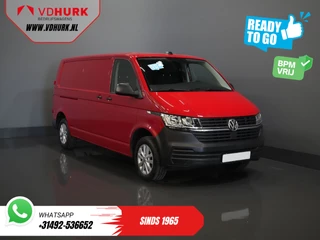 Volkswagen Transporter 2.0 TDI L2 BPM VRIJ! Ready2Go Standkachel/ Stoelverw./ Carplay/ Cruise/ PDC/ Trekhaak