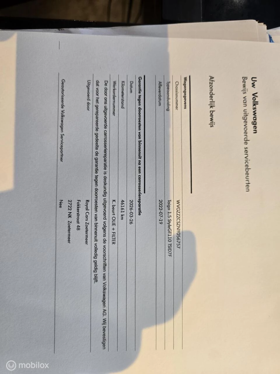 Hoofdafbeelding Volkswagen Taigo