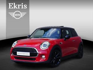 MINI 3-deurs Cooper C Glazen panoramadak | Chili | Business Plus | 17" LM Cosmos Spoke zwart | Extra getint glas achter | Hemelbekleding Anthrazit