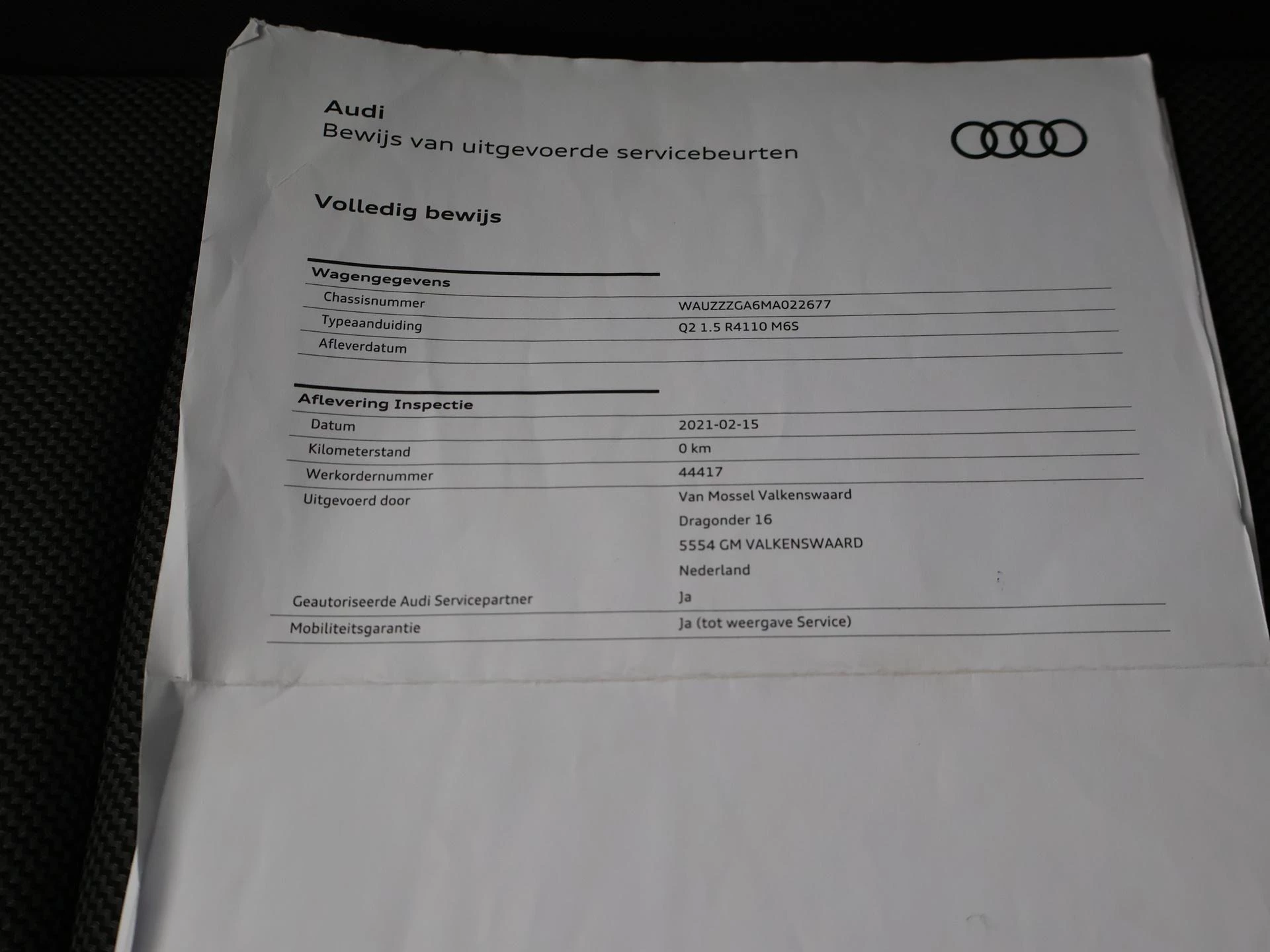 Hoofdafbeelding Audi Q2